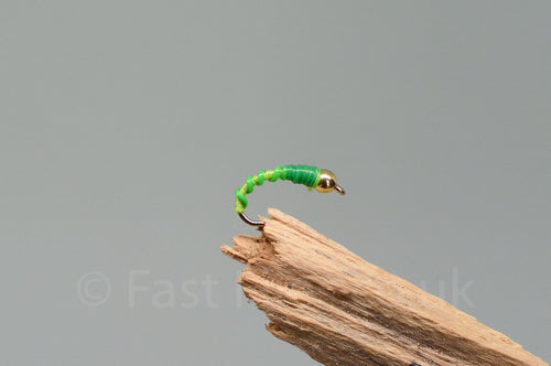 Gold Head green Flexi Floss x 3 (Barbed)