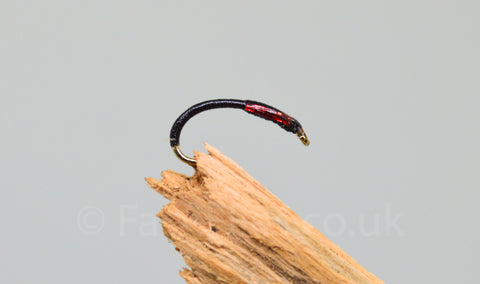 Black-Red Holo Cheek x 3 - Fast Flies top trout flies