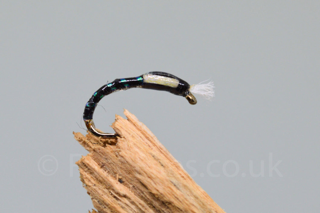 Black & Pearl with Breather x 3 - Fast Flies top trout flies