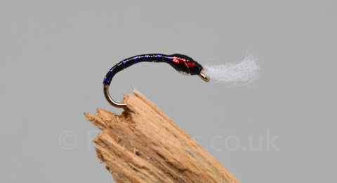 Red Holo Cheek UV Rib with Breather x 3 - Fast Flies top trout flies