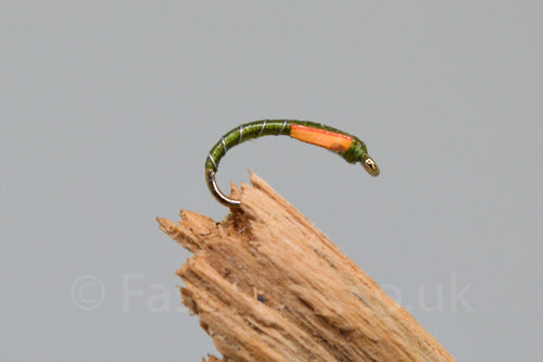 Olive Wire Rib x 3 - Fast Flies top trout flies