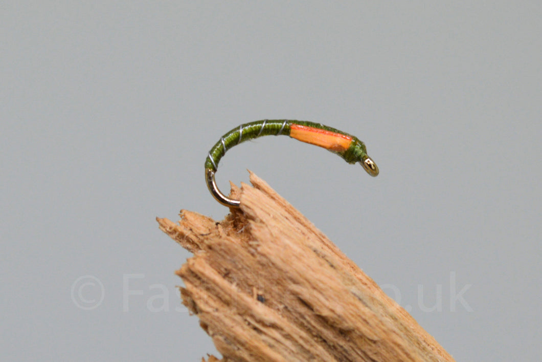 Olive Wire Rib x 3 - Fast Flies top trout flies