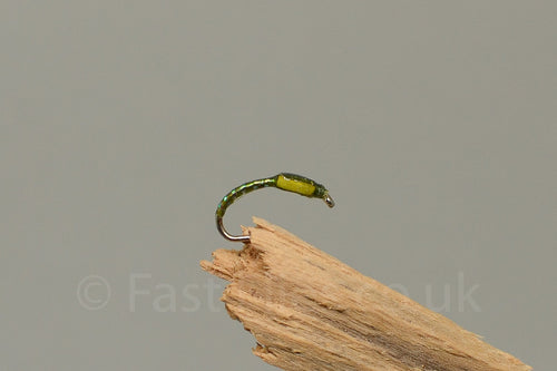 Olive & Goose with pearl rib x 3. (Barbed)