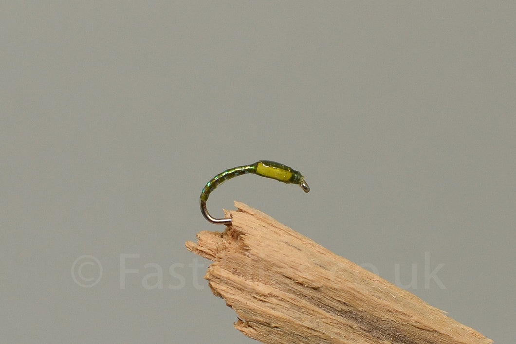 Olive & Goose with pearl rib x 3. (Barbed)