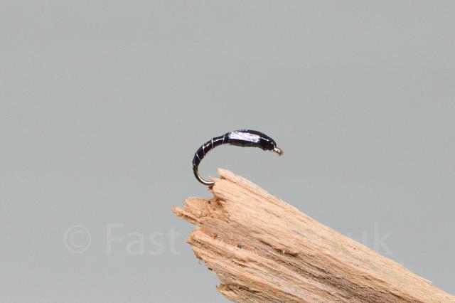 Black with white pearl cheeks x 3. (Barbed)