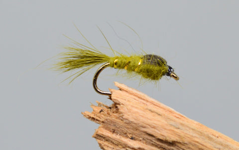 G.R.H.E. Olive x 3 - Fast Flies top trout flies