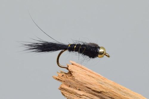 Gold Head G.R.H.E. Black x 3 - Fast Flies top trout flies