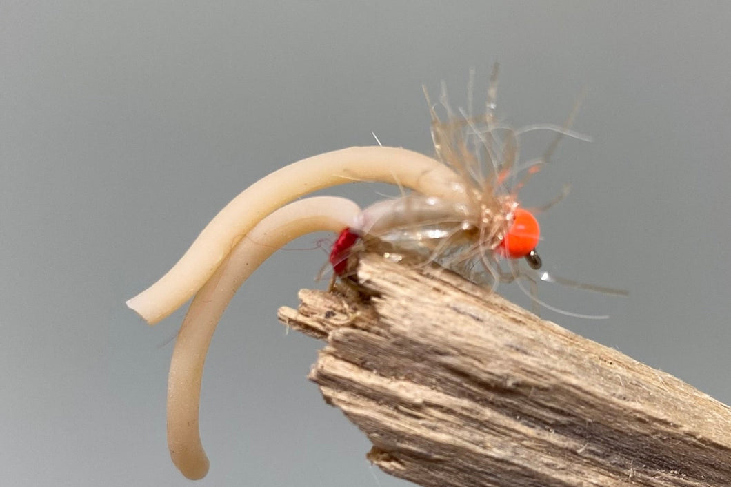 Tan Squirmy Worm x 3