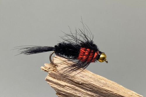 Gold Head Black & Orange Montana x 3