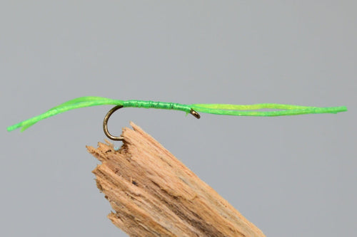 Lime Flexi Floss Bloodworm x 3 - Fast Flies top trout flies
