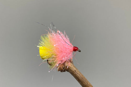 Coral & Yellow Fab x 3. (Barbed)