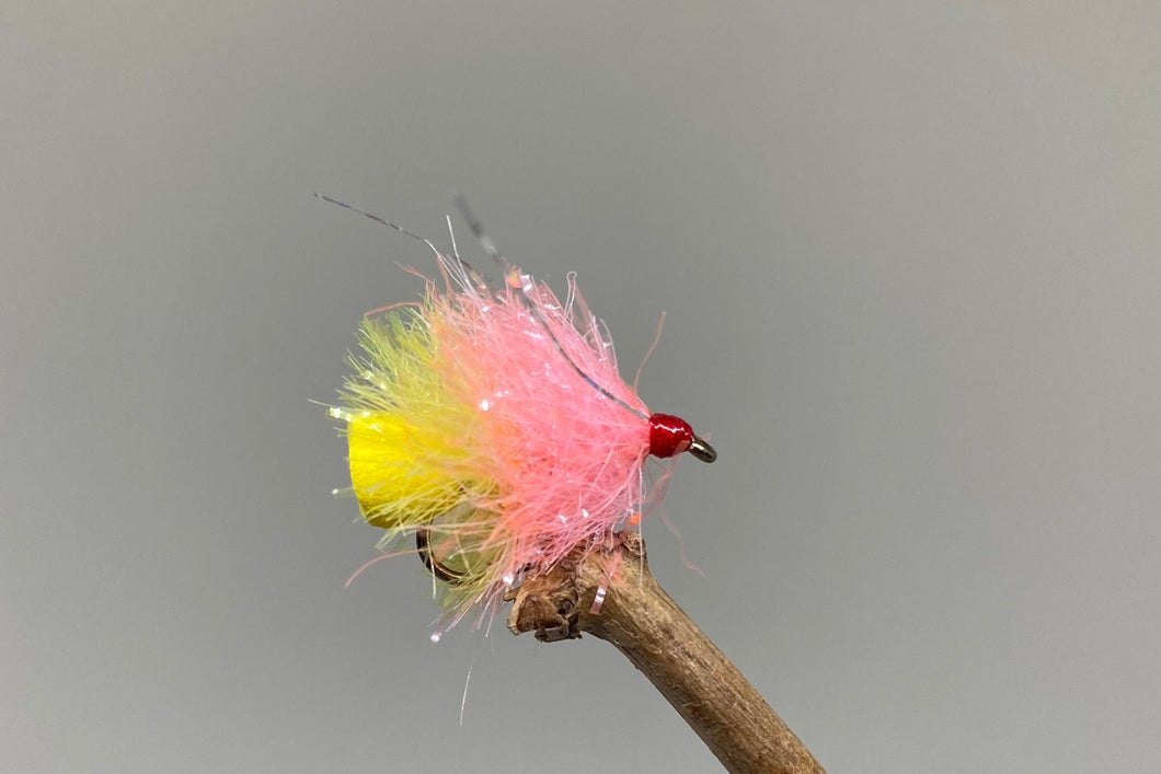 Coral & Yellow Fab x 3. (Barbed)