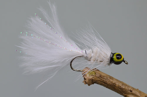 Lead Head White Dog Nobbler Mini x 3  (Barbed)