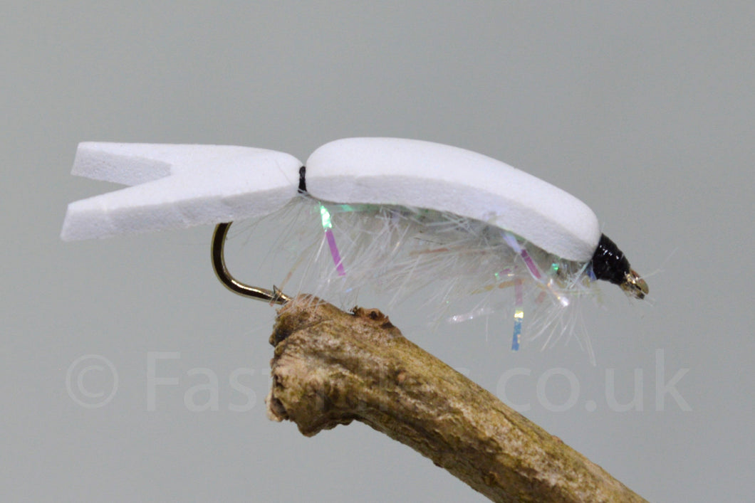 Floating Fry White x 3 - Fast Flies top trout flies