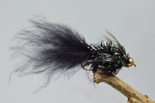 Black Loynton Guineas x 3 - Fast Flies top trout flies