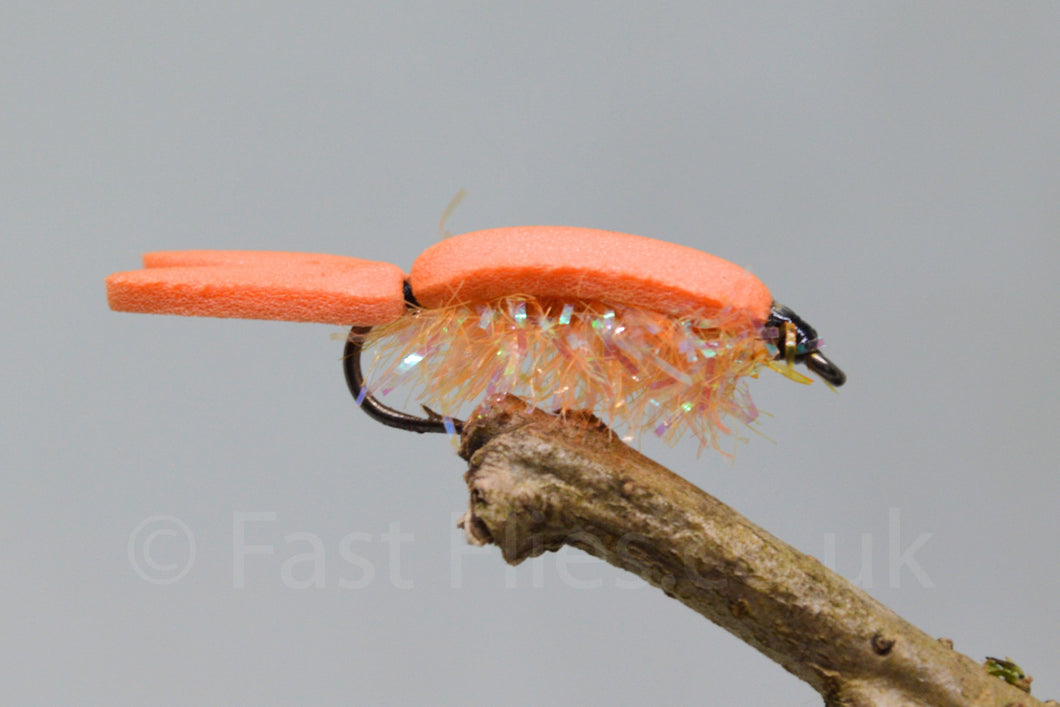 Floating Fry Orange x 3 - Fast Flies top trout flies