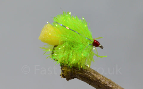 Chartreuse Fabs x 3 - Fast Flies top trout flies