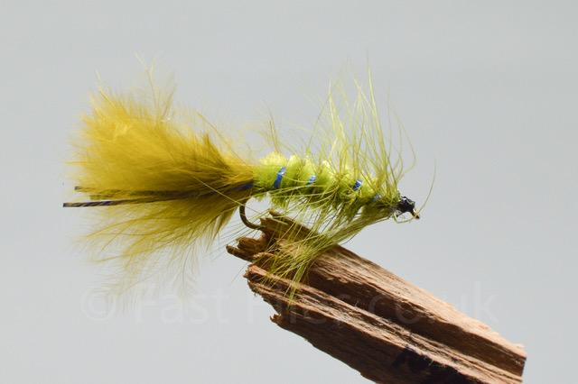 Blue flash damsel  x 3 - Fast Flies top trout flies