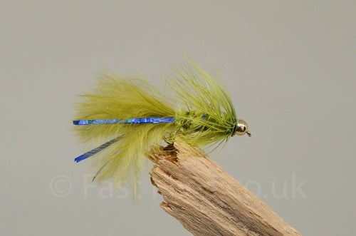 Gold Head blue flash damsel x 3