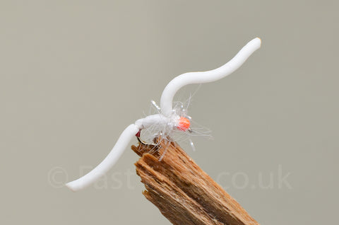 White Squirmy Worm x 3