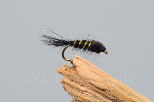 G.R.H.E. Black x 3 - Fast Flies top trout flies