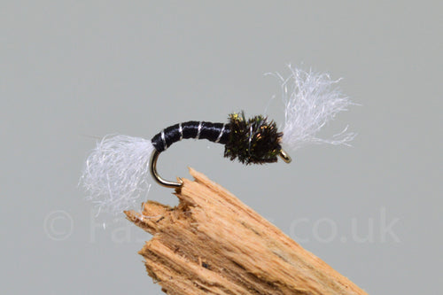 Black Buzzers x 3 - Fast Flies top trout flies