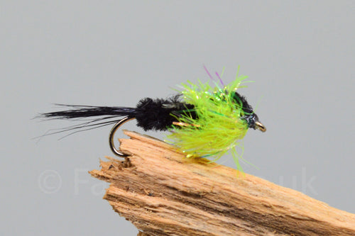 Black & Lime Fritz Montana x 3 - Fast Flies top trout flies