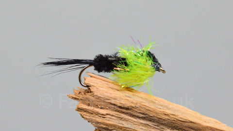 Black & Lime Fritz Montana x 3 - Fast Flies top trout flies