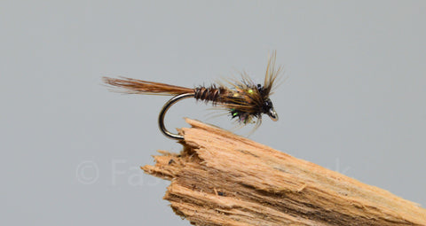 Black Fritz Throat Cruncher x 3 - Fast Flies top trout flies
