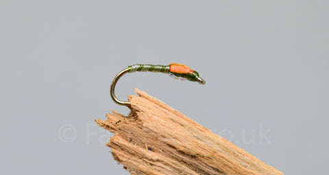 Olive Skinny Buzzers x 3 - Fast Flies top trout flies