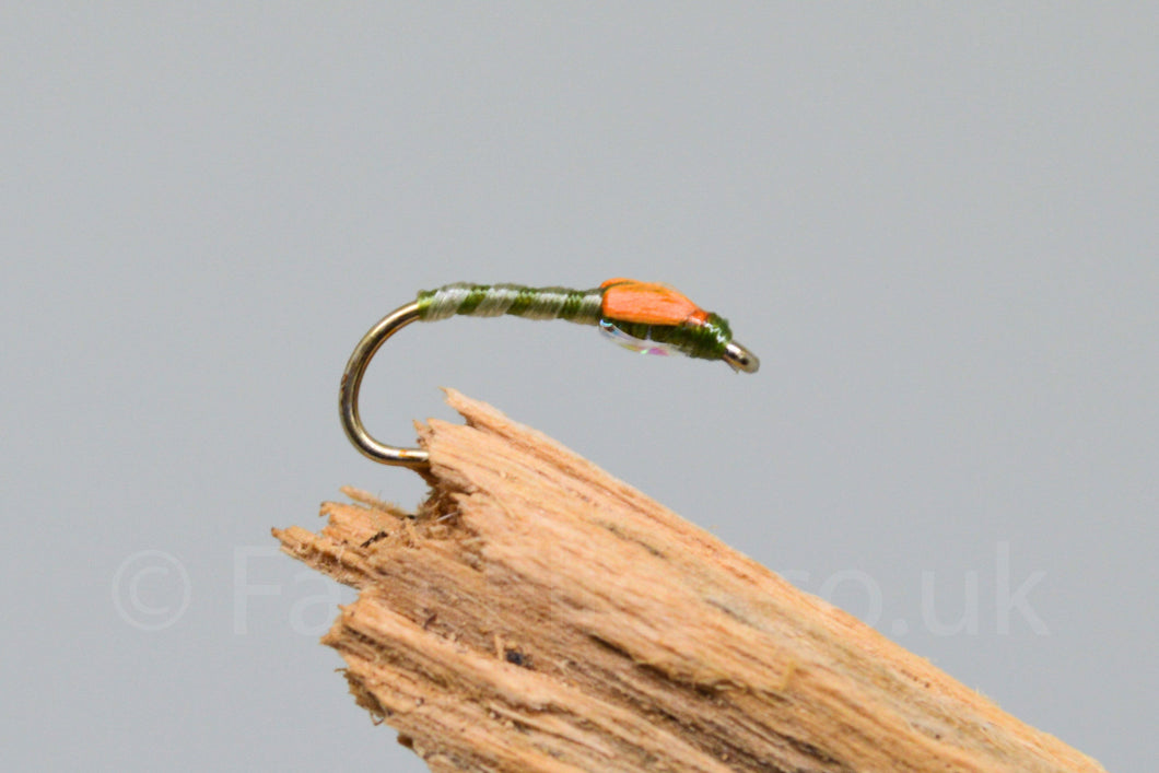 Olive Skinny Buzzers x 3 - Fast Flies top trout flies