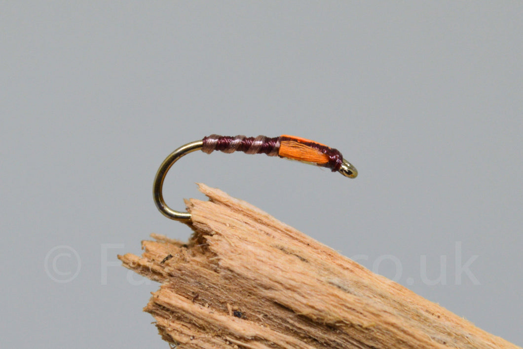 Claret Skinny Buzzers x 3 - Fast Flies top trout flies