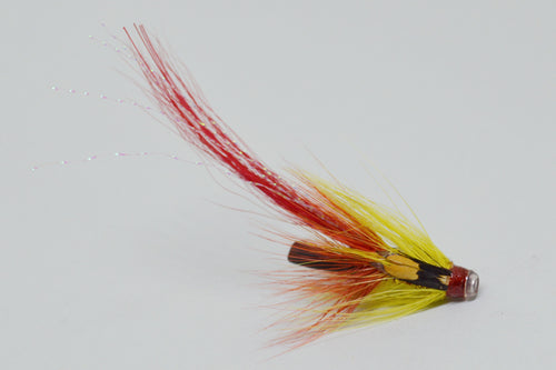 Red Flamethrower Potbelly Pig Tube - Fast Flies top trout flies