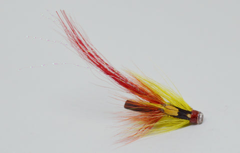 Red Flamethrower Potbelly Pig Tube - Fast Flies top trout flies