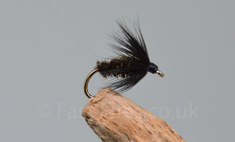 Black Peacock & Spider x 3 - Fast Flies top trout flies