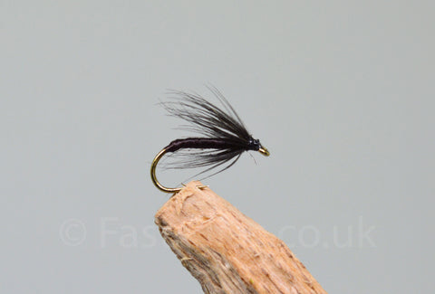 Black Spider x 3 - Fast Flies top trout flies