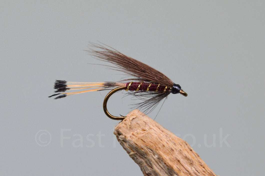 Mallard & Claret x 3 - Fast Flies top trout flies
