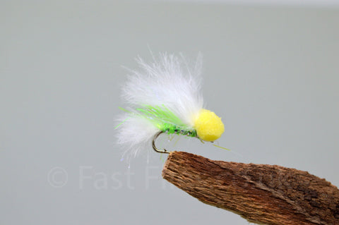 White & Green Flash - Micro x 3 - Fast Flies top trout flies