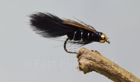 Gold Head Mini Ace of Spades x 3 - Fast Flies top trout flies
