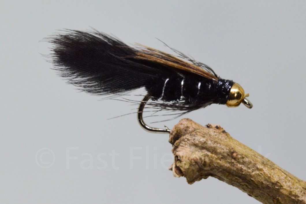 Gold Head Mini Ace of Spades x 3 - Fast Flies top trout flies