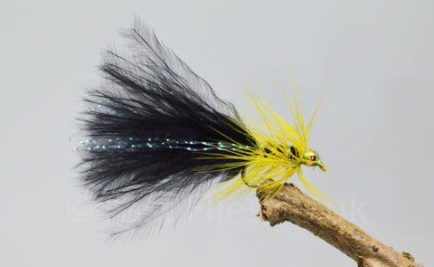 Gold Head Mini Black Dancer x 3 - Fast Flies top trout flies