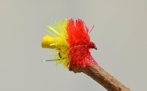 Yellow & Red Fabs x 3 - Fast Flies top trout flies