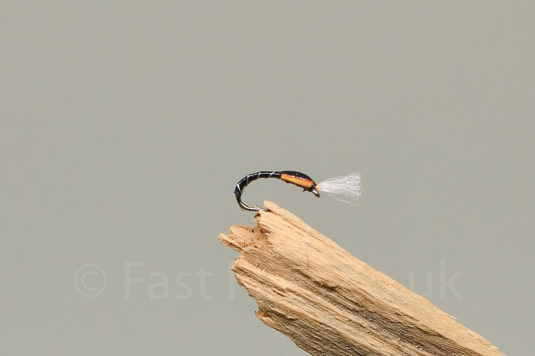 Black rib orange cheek with breather x 3. (Barbed)